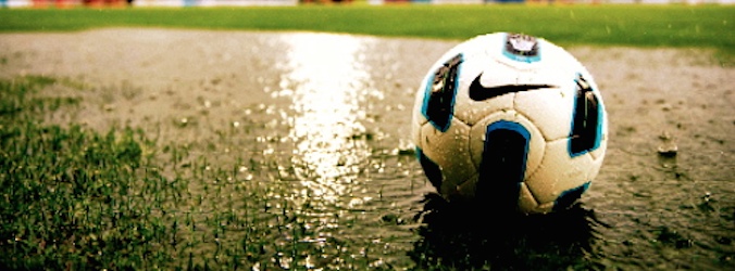 Voetbal-regen
